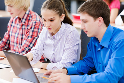 engaged high school students