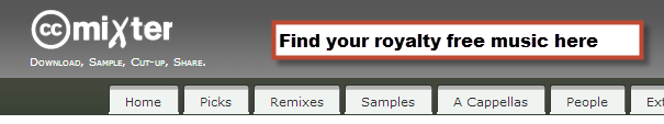 CCMixter royalty free music